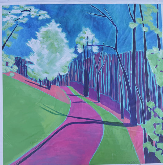 Spring Path - 16x16 Giclee print