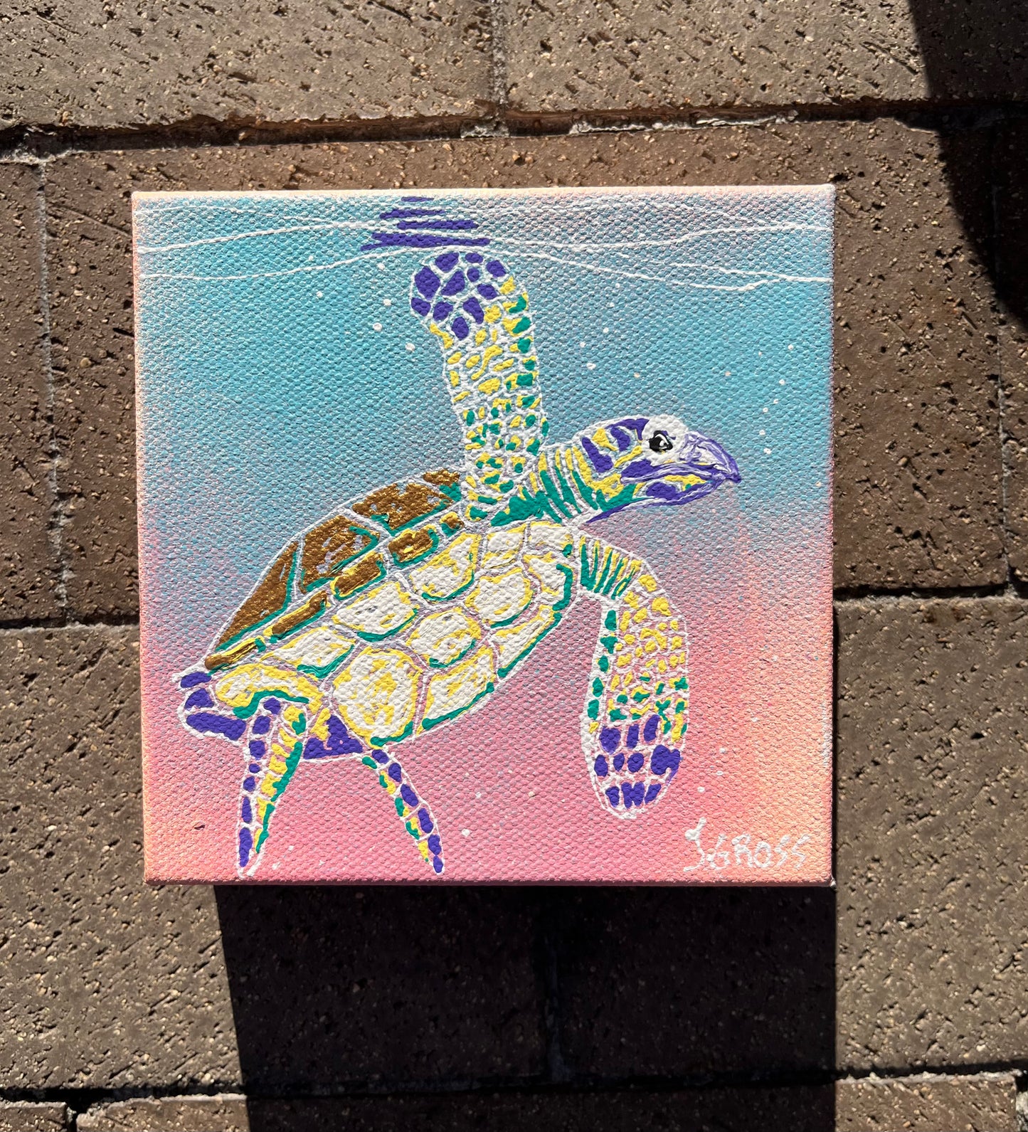 Small Turtle Painting